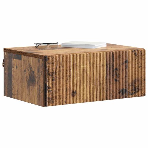 Спален шкаф с монтаж на стена Старо дърво 49 x 34,5 x 20 см