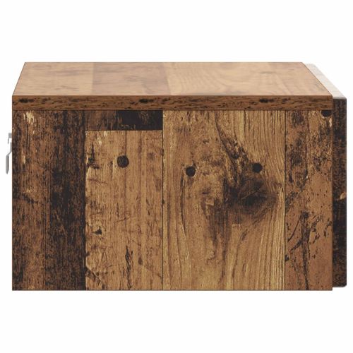 Спален шкаф с монтаж на стена Старо дърво 49 x 34,5 x 20 см