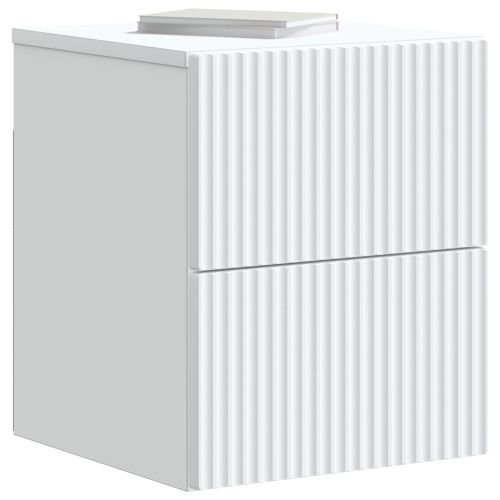Спален шкаф с монтаж на стена 2 pcs Бяло 33 x 34,5 x 40 см