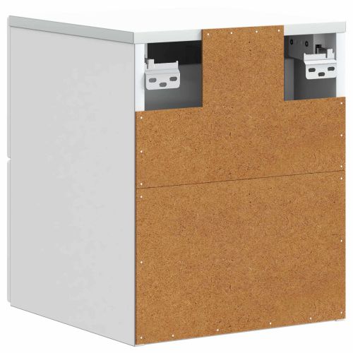 Спален шкаф с монтаж на стена 2 pcs Бяло 33 x 34,5 x 40 см