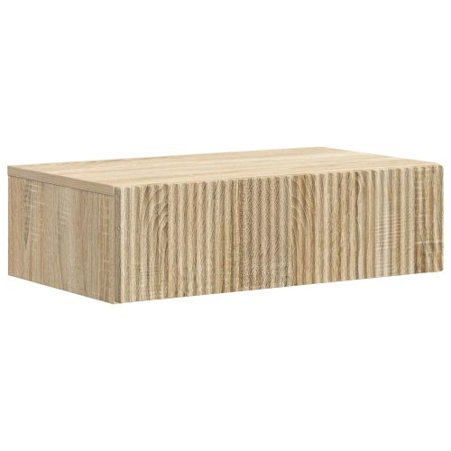 Стенен страничен масичка Дъб сонома 59 x 34,5 x 17 см