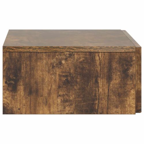 Стенен страничен масичка Опушен дъб 59 x 34,5 x 17 см