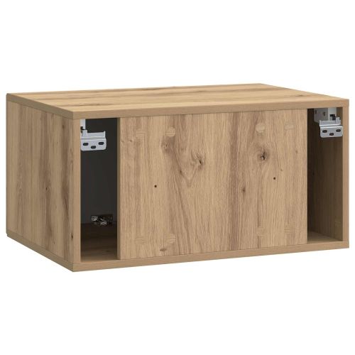 Стенно монтиран ТВ шкаф Дъб артизан 59,5 x 41 x 30 см