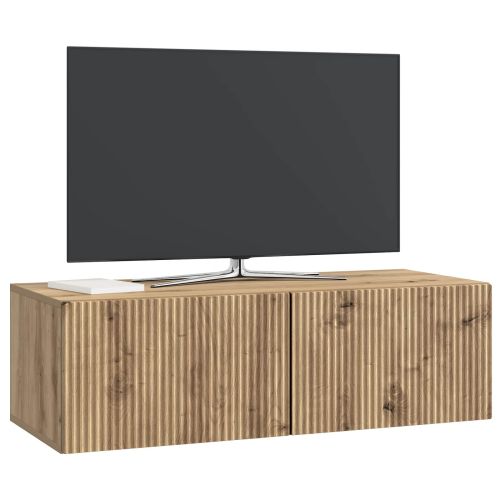 Стенно монтиран ТВ шкаф Дъб артизан 98 x 41 x 30 см