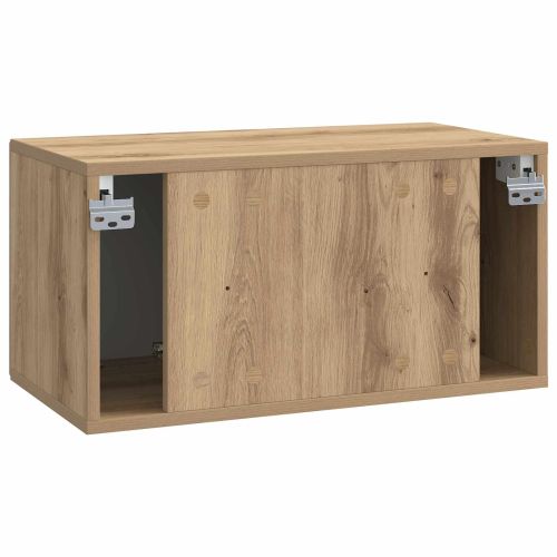 Стенно монтиран ТВ шкаф Дъб артизан 59,5 x 31 x 30 см