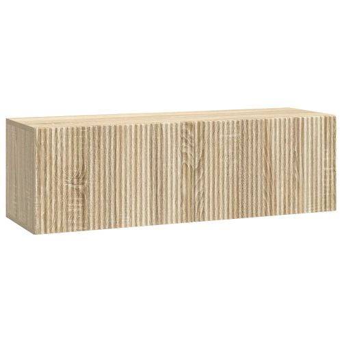 Стенно монтиран ТВ шкаф Дъб сонома 98 x 31 x 30 см