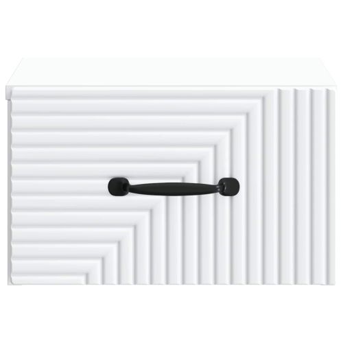 Спален шкаф с монтаж на стена 2 pcs Бяло 34,5 x 33 x 20 см