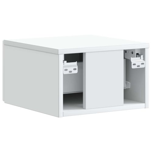 Спален шкаф с монтаж на стена 2 pcs Бяло 34,5 x 33 x 20 см
