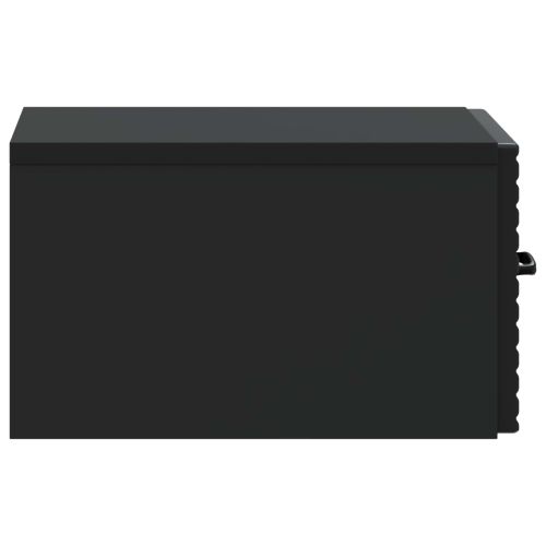 Спален шкаф с монтаж на стена 2 pcs Черно 34,5 x 33 x 20 см