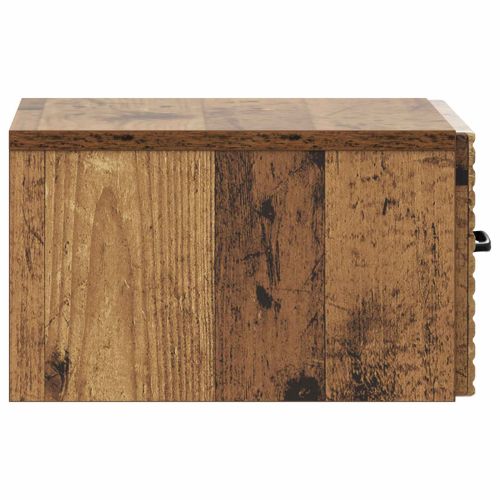 Спален шкаф с монтаж на стена Старо дърво 34,5 x 33 x 20 см
