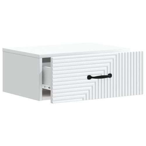 Спален шкаф с монтаж на стена 2 pcs Бяло 49 x 34,5 x 20 см