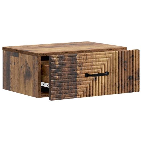 Спален шкаф с монтаж на стена Старо дърво 49 x 34,5 x 20 см