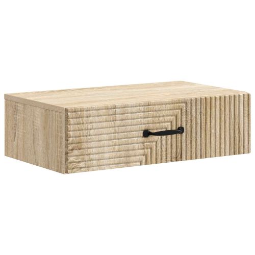 Стенен страничен масичка Дъб сонома 59 x 34,5 x 17 см