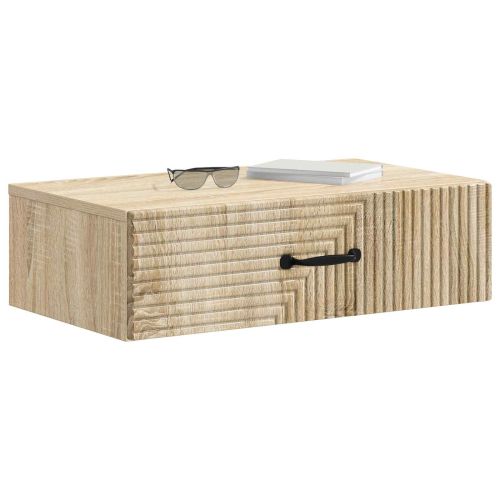 Стенен страничен масичка Дъб сонома 59 x 34,5 x 17 см