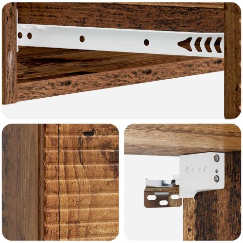 Стенен страничен масичка Старо дърво 87,5 x 34,5 x 17 см