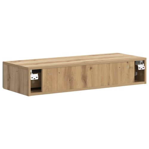 Стенен страничен масичка Дъб артизан 87,5 x 34,5 x 17 см