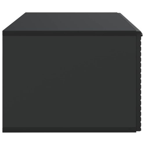 Стенно монтиран ТВ шкаф Черно 59,5 x 41 x 30 см