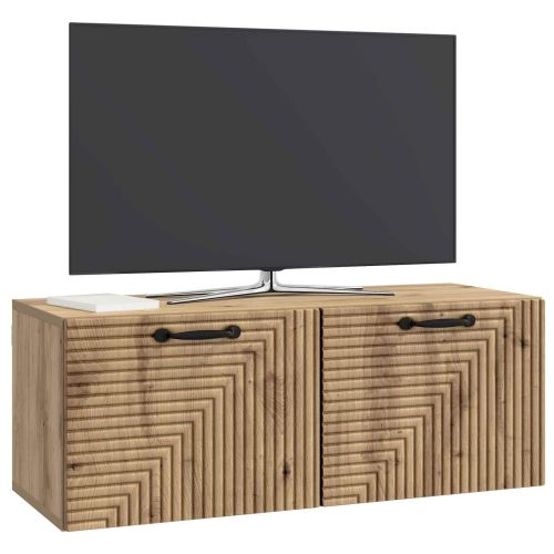 Стенно монтиран ТВ шкаф Дъб артизан 78,5 x 31 x 30 см