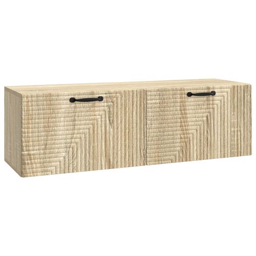 Стенно монтиран ТВ шкаф Дъб сонома 98 x 31 x 30 см