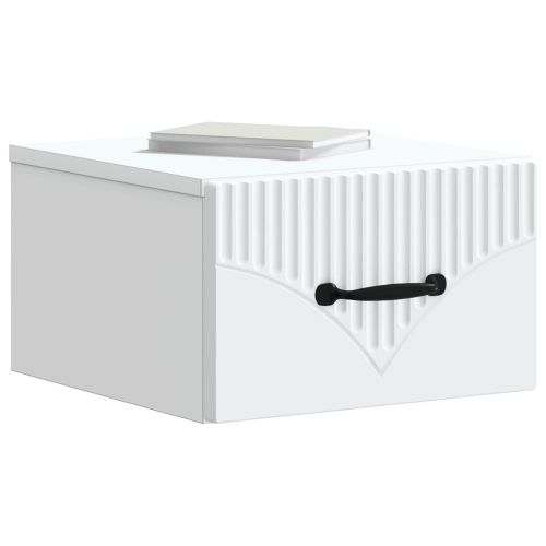 Спален шкаф с монтаж на стена 2 pcs Бяло 34,5 x 33 x 20 см