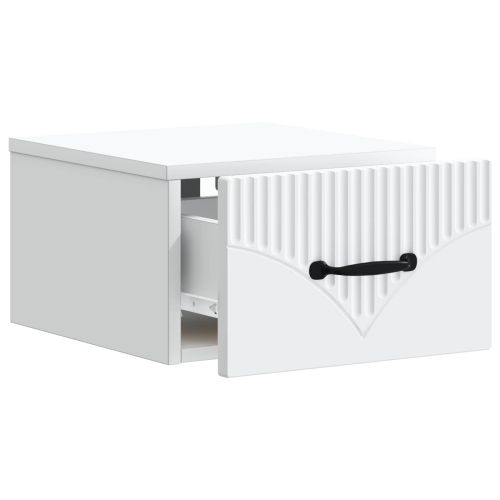 Спален шкаф с монтаж на стена 2 pcs Бяло 34,5 x 33 x 20 см