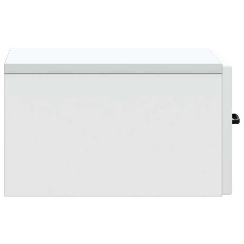 Спален шкаф с монтаж на стена 2 pcs Бяло 34,5 x 33 x 20 см