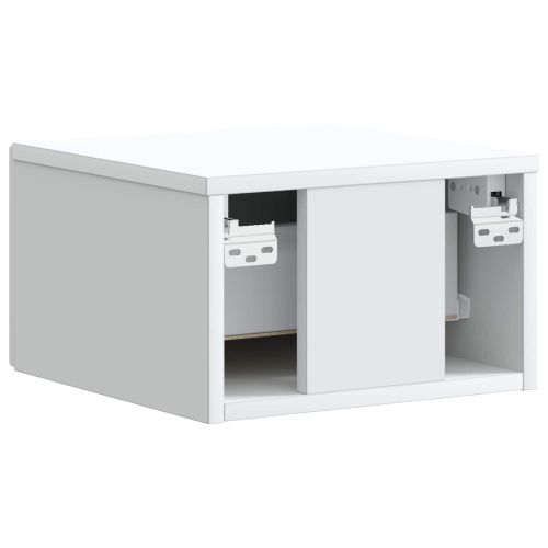 Спален шкаф с монтаж на стена 2 pcs Бяло 34,5 x 33 x 20 см