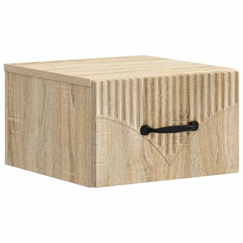 Спален шкаф с монтаж на стена Дъб сонома 34,5 x 33 x 20 см