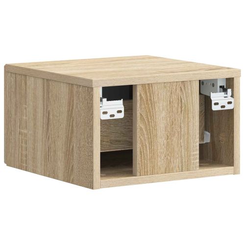 Спален шкаф с монтаж на стена Дъб сонома 34,5 x 33 x 20 см