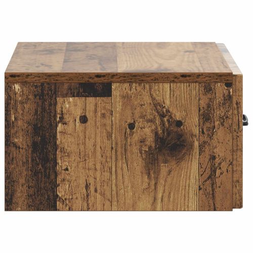 Спален шкаф с монтаж на стена Старо дърво 49 x 34,5 x 20 см