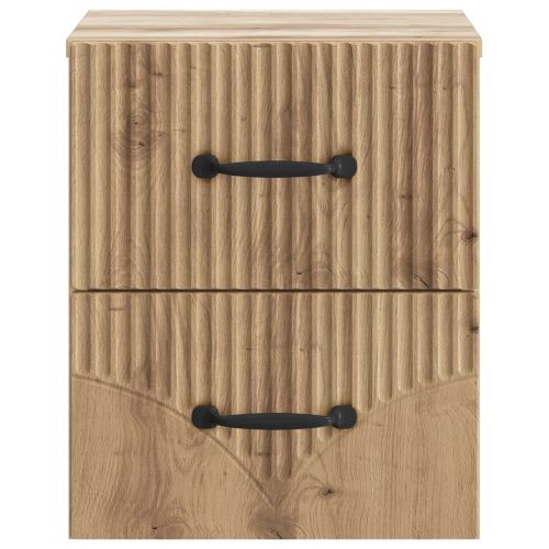 Спален шкаф с монтаж на стена Дъб артизан 34,5 x 33 x 40 см