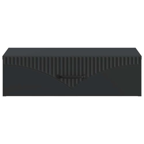 Стенен страничен масичка Черно 59 x 34,5 x 17 см