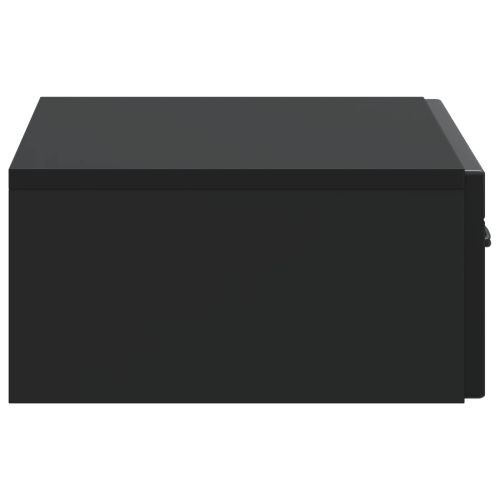 Стенен страничен масичка Черно 59 x 34,5 x 17 см