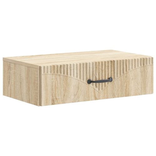 Стенен страничен масичка Дъб сонома 59 x 34,5 x 17 см