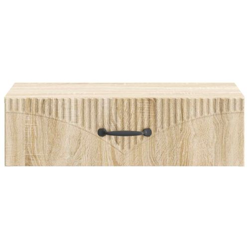 Стенен страничен масичка Дъб сонома 59 x 34,5 x 17 см