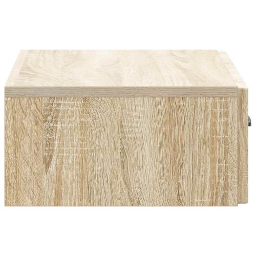 Стенен страничен масичка Дъб сонома 59 x 34,5 x 17 см