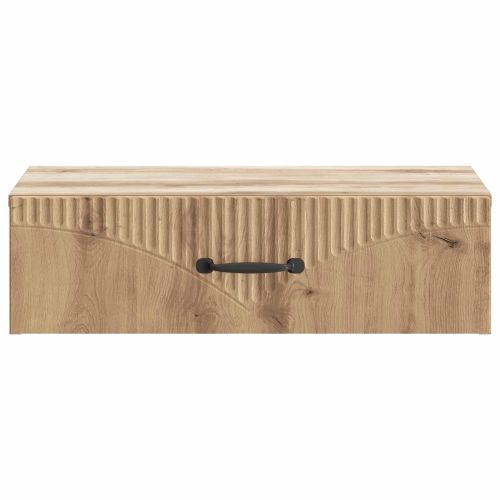 Стенен страничен масичка Дъб артизан 59 x 34,5 x 17 см