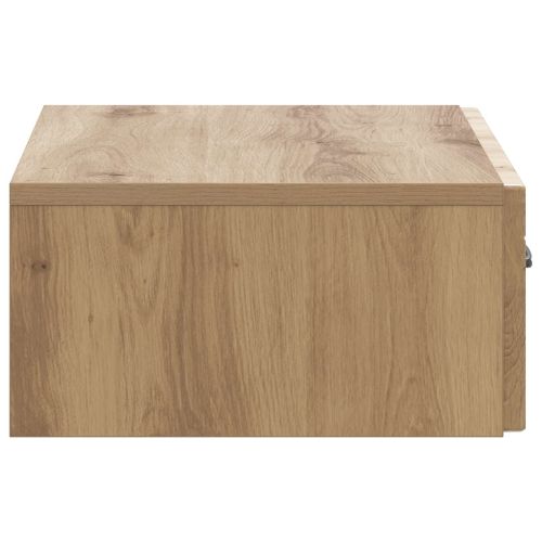 Стенен страничен масичка Дъб артизан 59 x 34,5 x 17 см