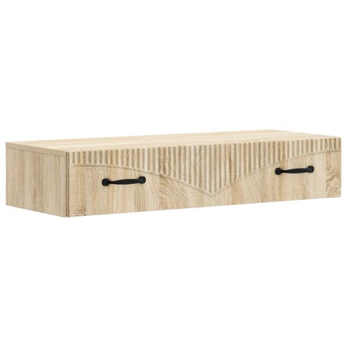 Стенен страничен масичка Дъб сонома 87,5 x 34,5 x 17 см