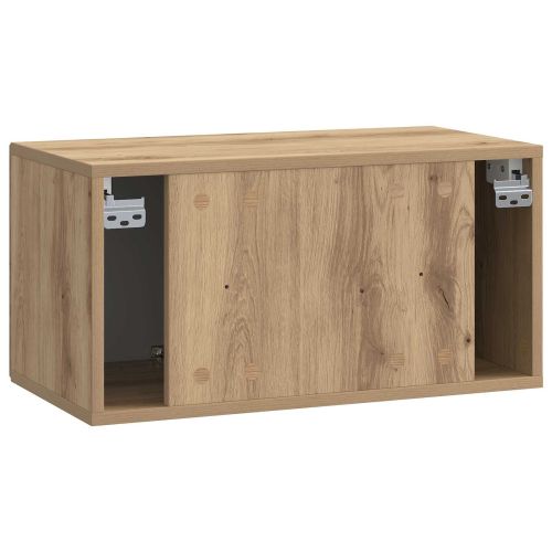 Стенно монтиран ТВ шкаф Дъб артизан 59,5 x 31 x 30 см