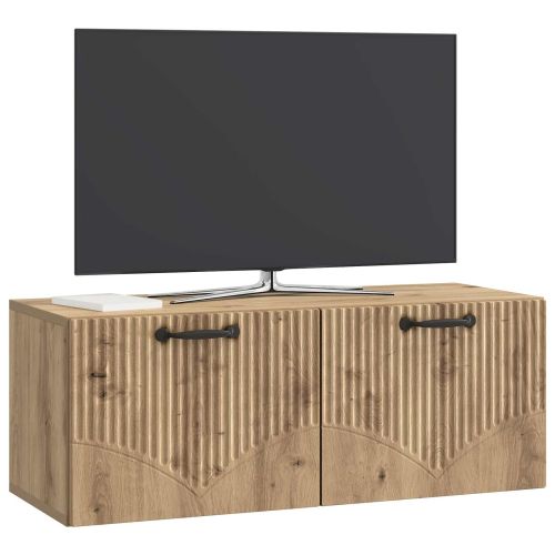 Стенно монтиран ТВ шкаф Дъб артизан 78,5 x 31 x 30 см
