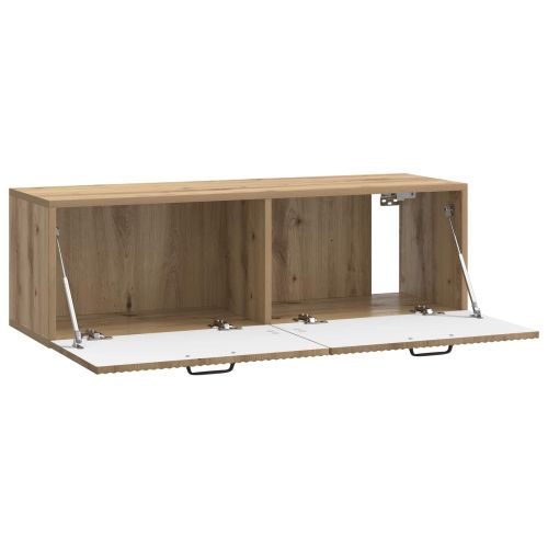 Стенно монтиран ТВ шкаф Дъб артизан 98 x 31 x 30 см
