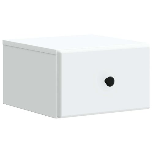 Спален шкаф с монтаж на стена 2 pcs Бяло 34,5 x 33 x 20 см
