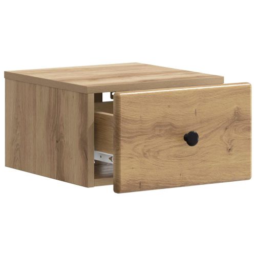 Спален шкаф с монтаж на стена Дъб артизан 34,5 x 33 x 20 см