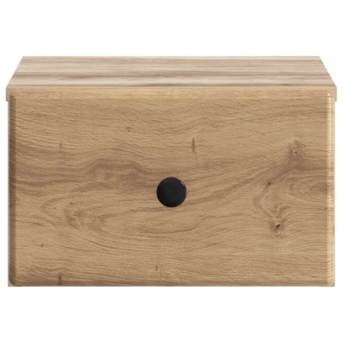 Спален шкаф с монтаж на стена Дъб артизан 34,5 x 33 x 20 см