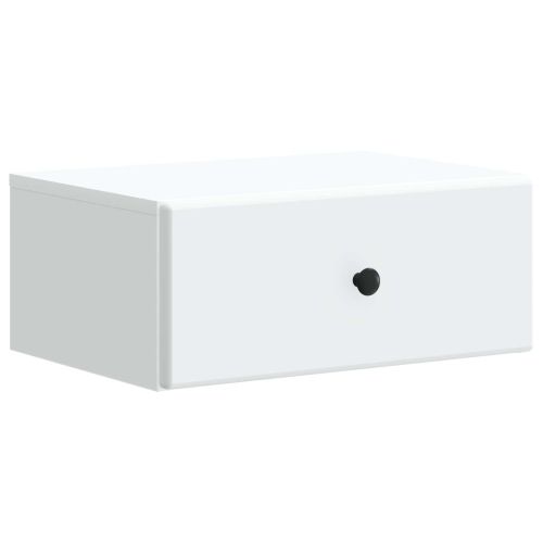 Спален шкаф с монтаж на стена 2 pcs Бяло 49 x 34,5 x 20 см