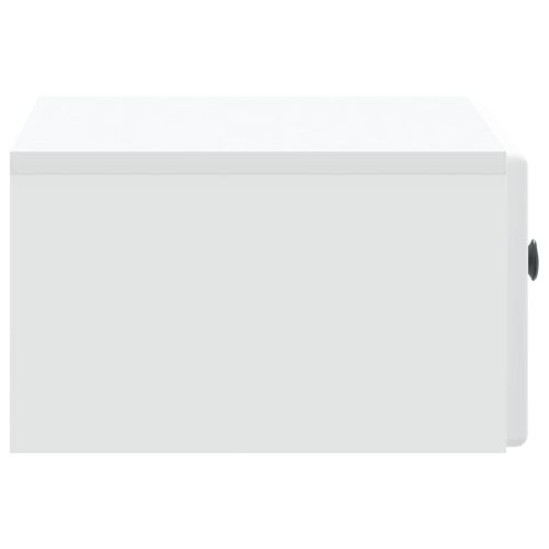 Спален шкаф с монтаж на стена 2 pcs Бяло 49 x 34,5 x 20 см
