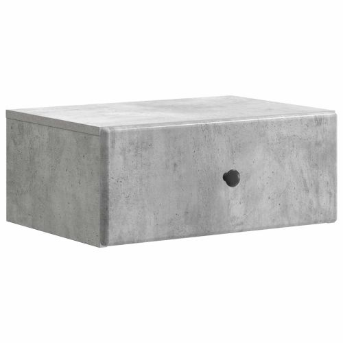 Спален шкаф с монтаж на стена Бетонно сиво 49 x 34,5 x 20 см
