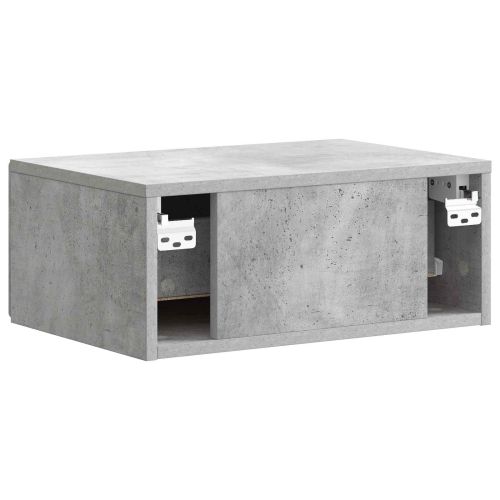 Спален шкаф с монтаж на стена Бетонно сиво 49 x 34,5 x 20 см