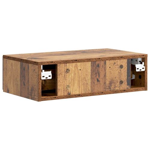 Стенен страничен масичка Старо дърво 59 x 34,5 x 17 см